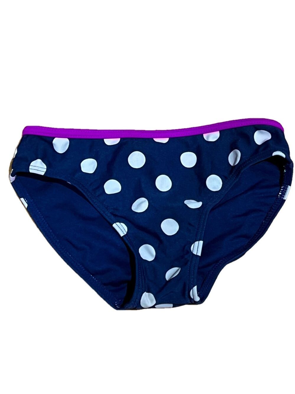 Xhilaration Girls Blue Polka Dot Bikini Bottoms
